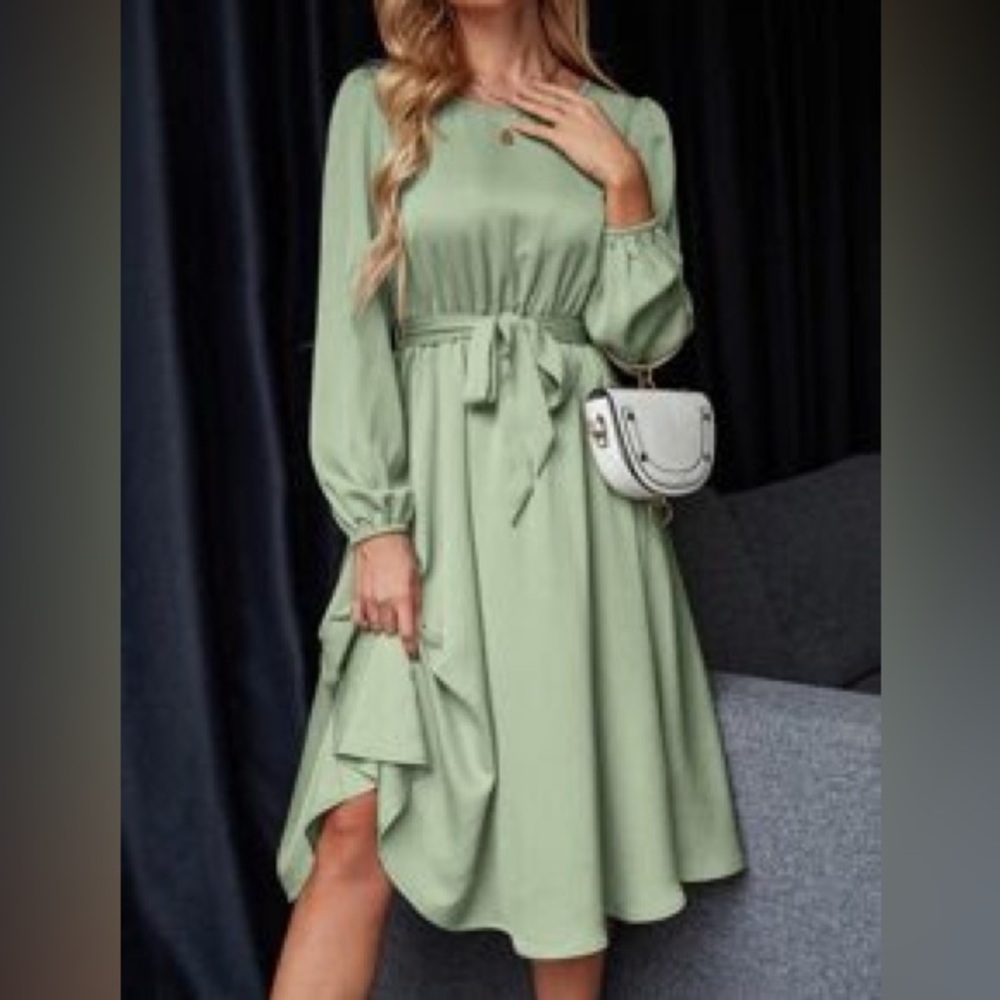 Sage Green Dress